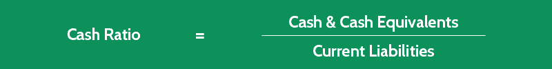 cash ratio formula