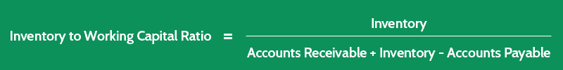 inventory to working capital ratio formula