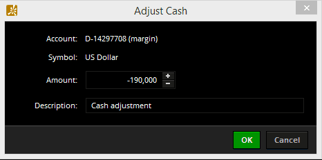 How to Set Up a FREE $200,000 Paper Trading Account & Create an Effective Practice Plan (Must Read!) 16 subtract-cash-1-thinkorswim