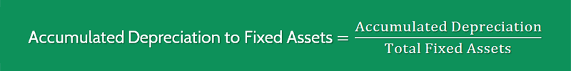 Accumulated Depreciation To Fixed Assets Ratio Formula 1