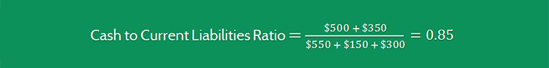 Cash To Current Liabilities Ratio Calculation