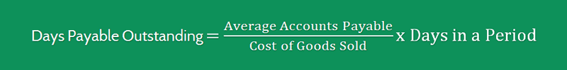 Days Payable Outstanding Formula 1