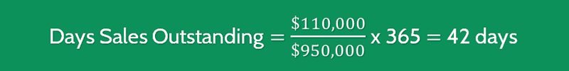 Days Sales Outstanding Calculation 2