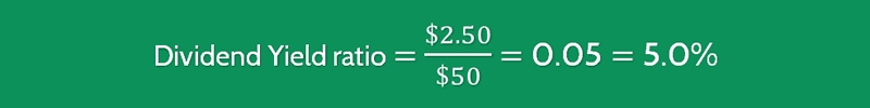 Dividend Yield Ratio Calculation 2