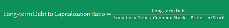 Long Term Debt To Capitalization Ratio Formula 3