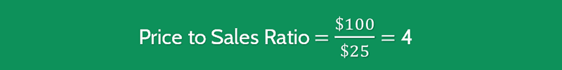 Price To Sales Ratio Calculation 2