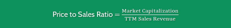 Price To Sales Ratio Formula 1