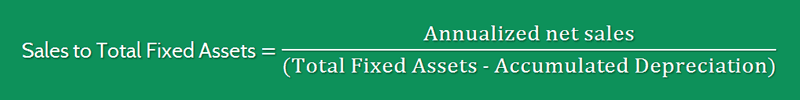 Sales To Fixed Assets Ratio Formula 1