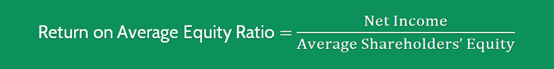 Return On Average Equity Ratio Formula