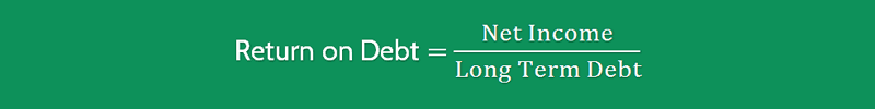 Return on Debt Formula