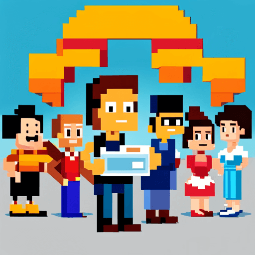 An image showcasing a diverse group of individuals, each holding a stock certificate, symbolizing their ownership of Disney